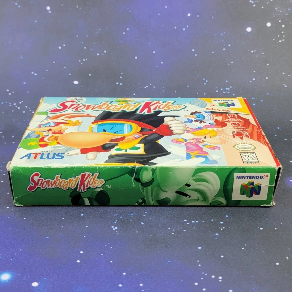 Snowboard Kids (Nintendo 64) CIB Video Game Box, Manual, Cartridge N64